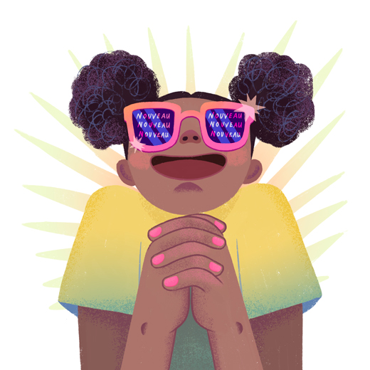 Cognitive bias illustration by educational illustrator Marie-Joëlle Fournier, Quebec